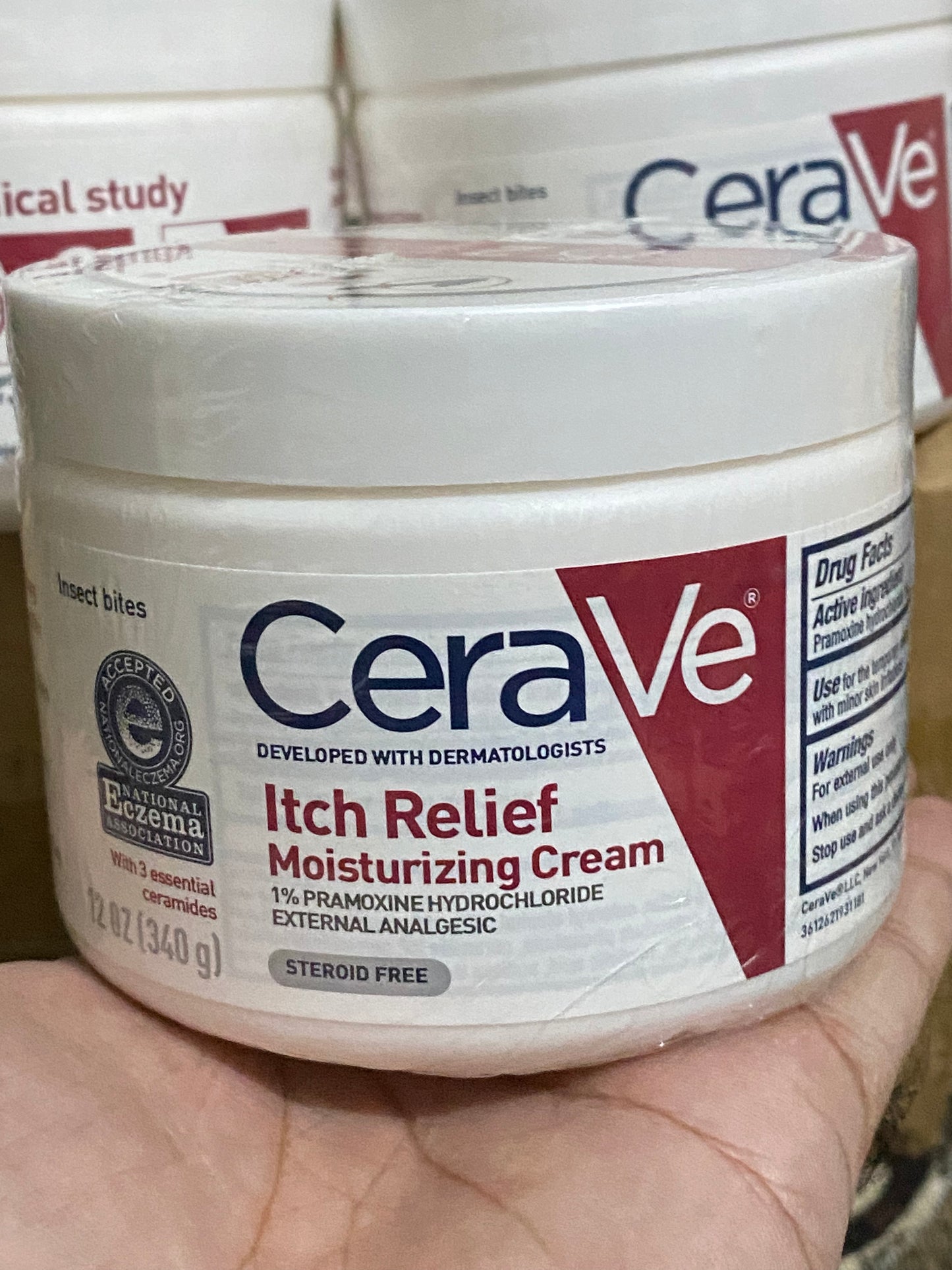 Cerave itch relief moisturising cream