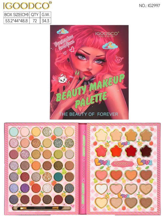 Beauty makeup pallete