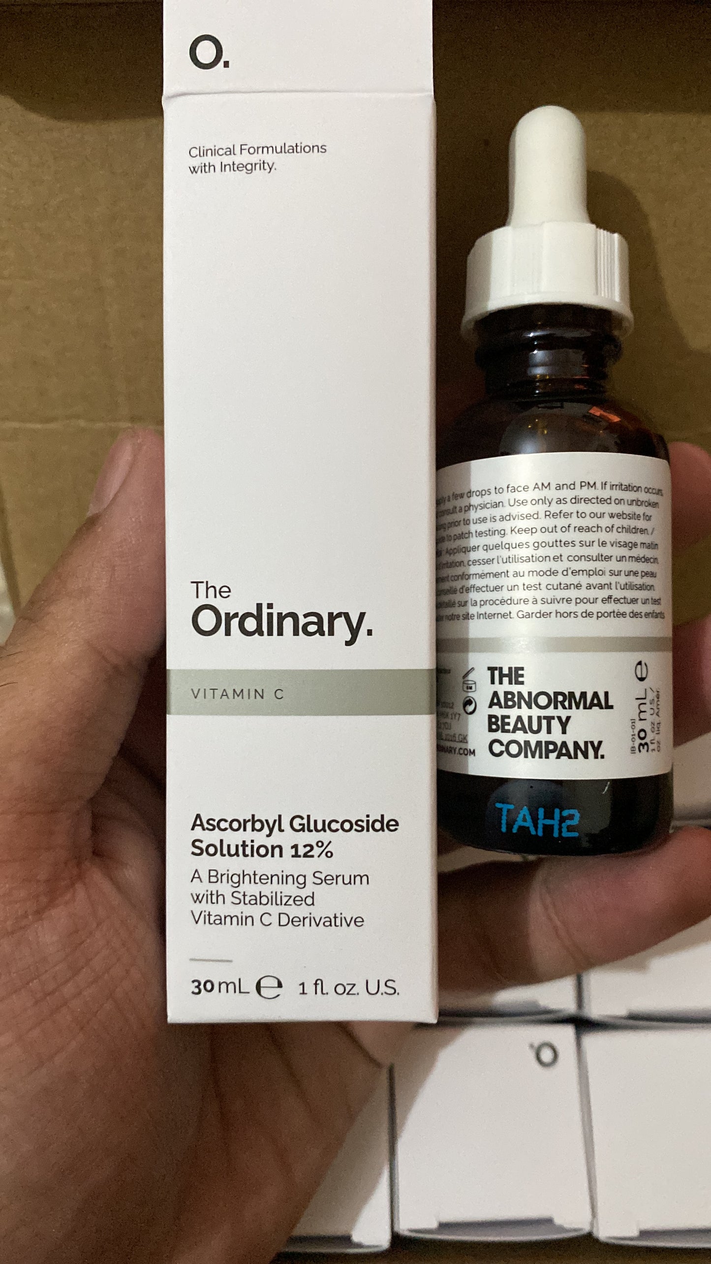 The ordinary ascorbyl glucoside solution 12%