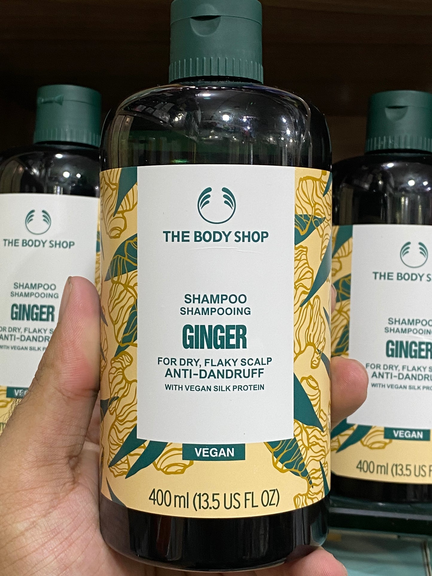 The body shop ginger shampoo