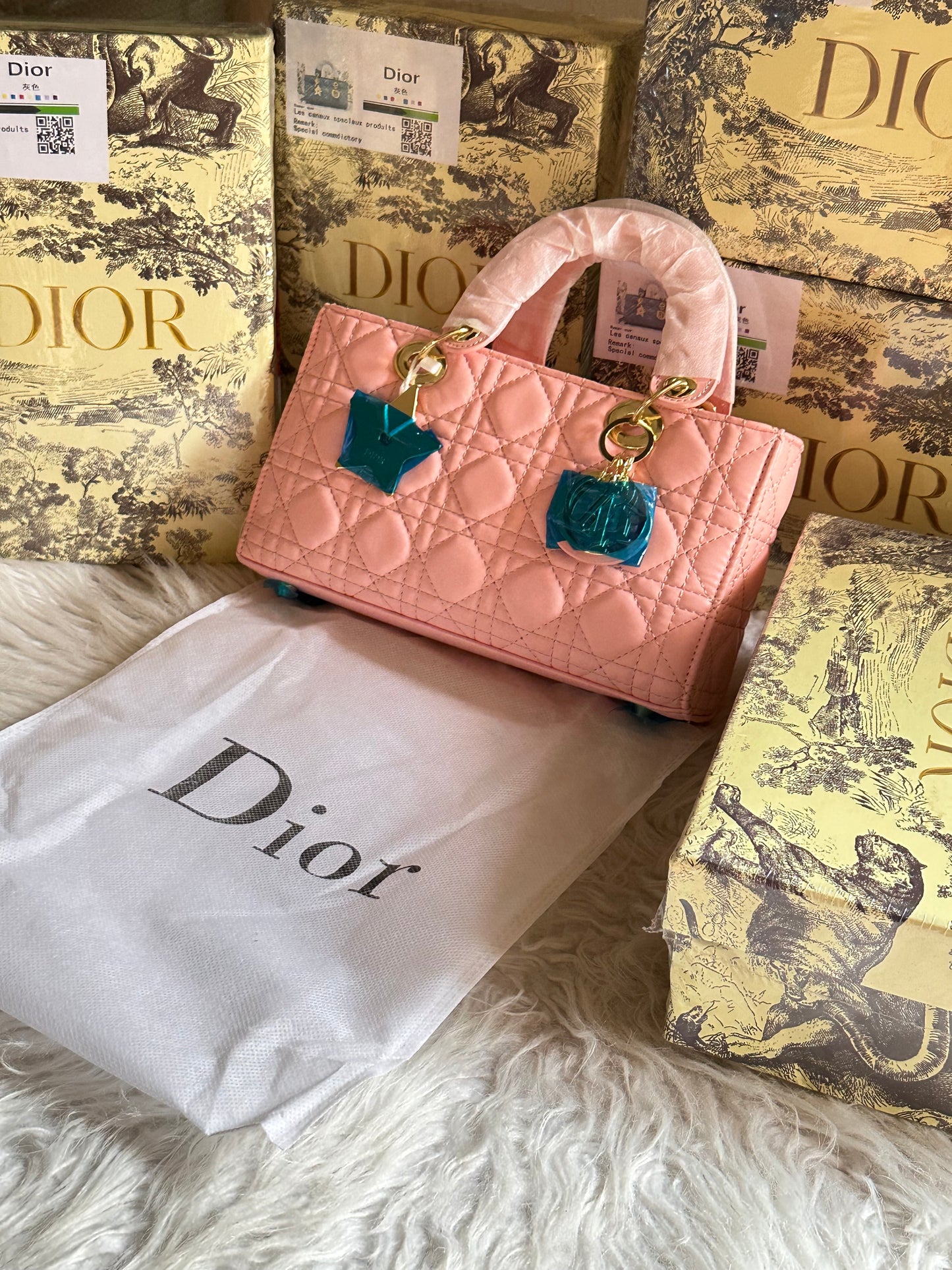 Dior medium lady D-Joy bag