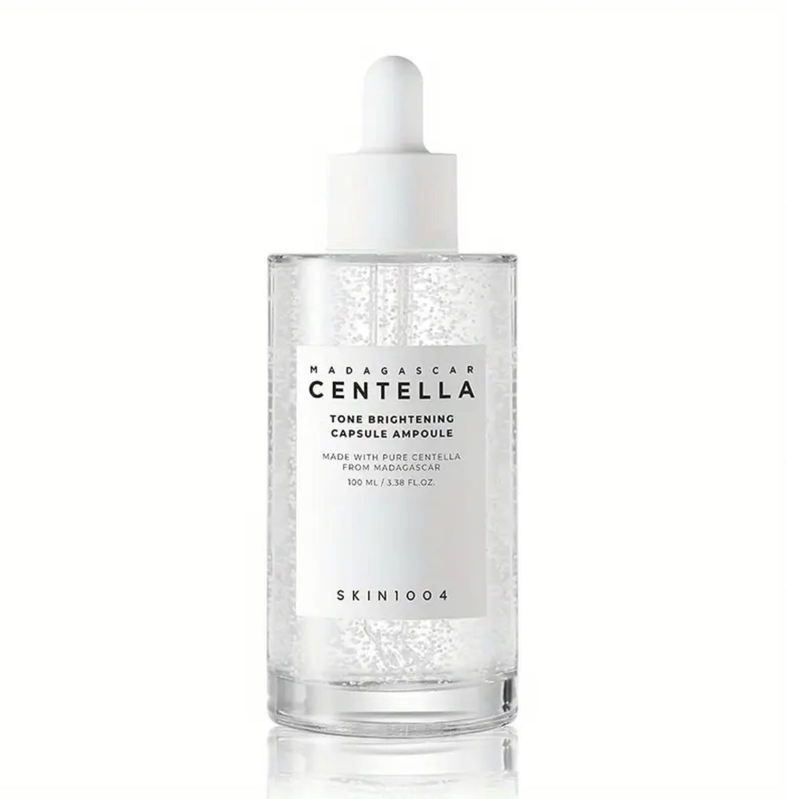 MADAGASCAR CENTELLA
TONE BRIGHTENING CAPSULE AMPOULE
MADE WITH PURE CENTELLA FROM MADAGASCAR
100 ML / 3.38 FL.OZ.