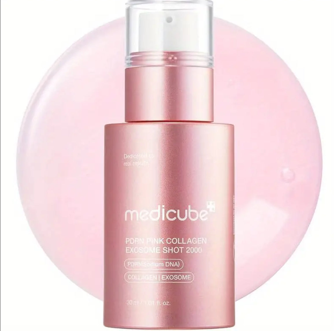 Medicube Pink Collagen Exoplast Shooting Essence 2000 PPM Salmon DNA PDRN