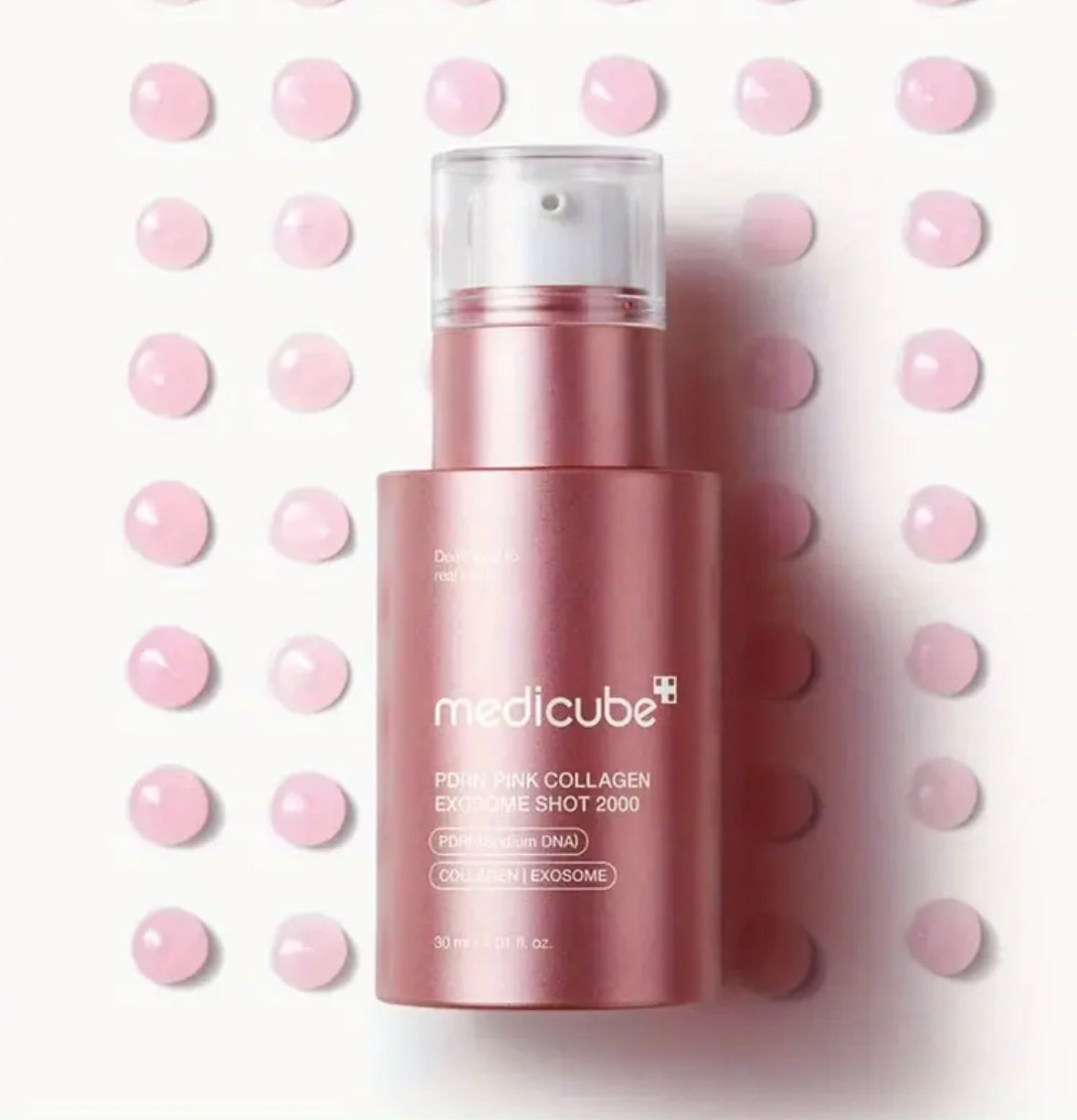 Medicube Pink Collagen Exoplast Shooting Essence 2000 PPM Salmon DNA PDRN