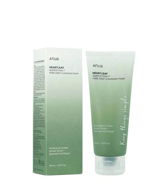 ANUA - HEARTLEAF QUERCETINOL PORE DEEP FOAM CLEANSER