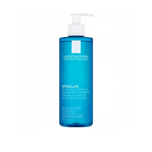 LA ROCHE POSAY EFFACLAR
GELMOUSSANT PURIFIANT
PEAUX GRASSES ET SENSIBLES
PURIFYING FOAMING GEL
FOROIL Y SENSITIVE