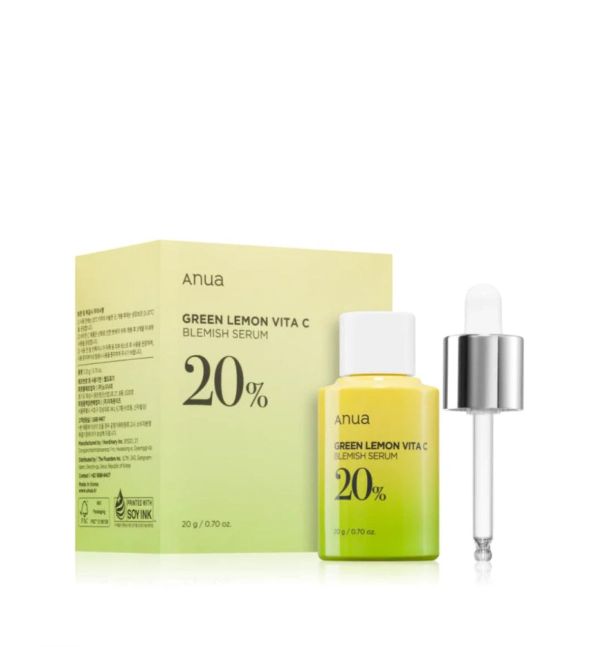 ANUA Green Lemon Vita C 20% Blemish Serum