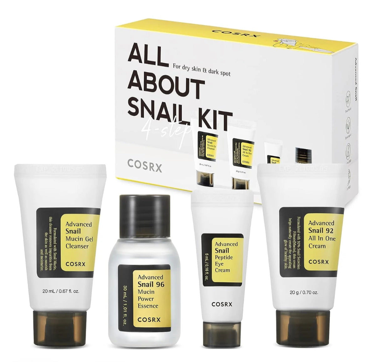 cosrx All About Snail Trial Kit 4 pcs