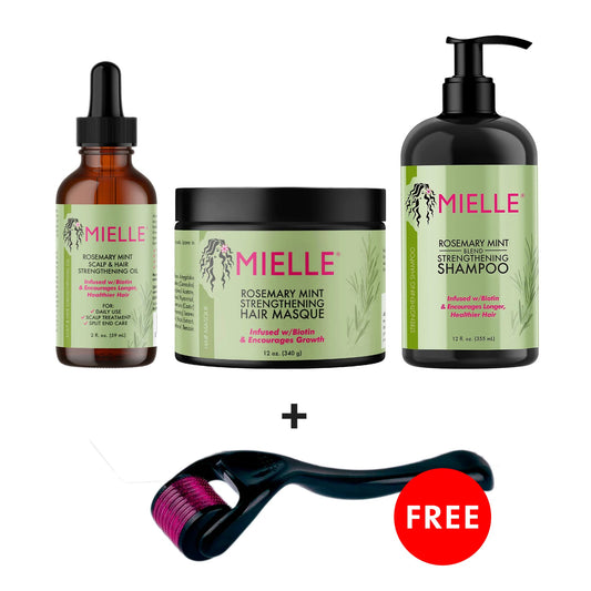 Mielle  hair care deal with free derma roller