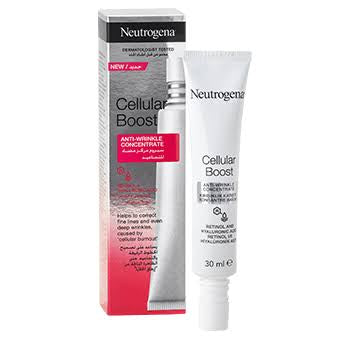 Neutrogena Cellular Boost Anti-Ageing Intensive Anti-Wrinkle Concentrate with Hyaluronic Acid and Retinol - 30 ml