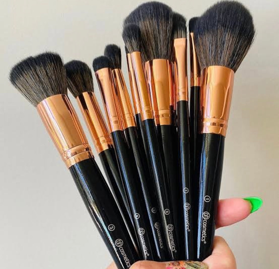 Bh rose gold signature brush set